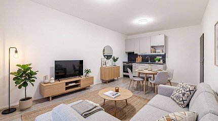 Prodej bytu 2+kk 43 m², V zahradách, Praha-Libeň