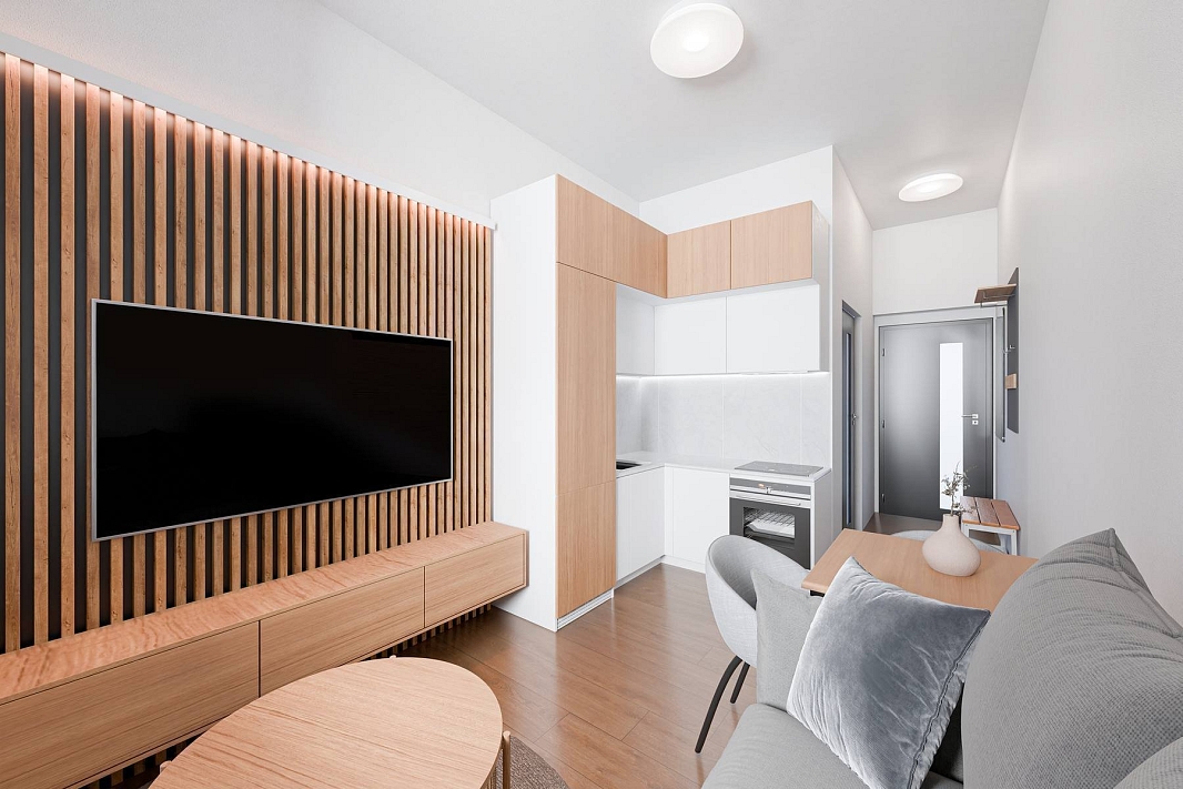 Prodej bytu 1+kk 16 m², Kolmá, Praha-Vysočany