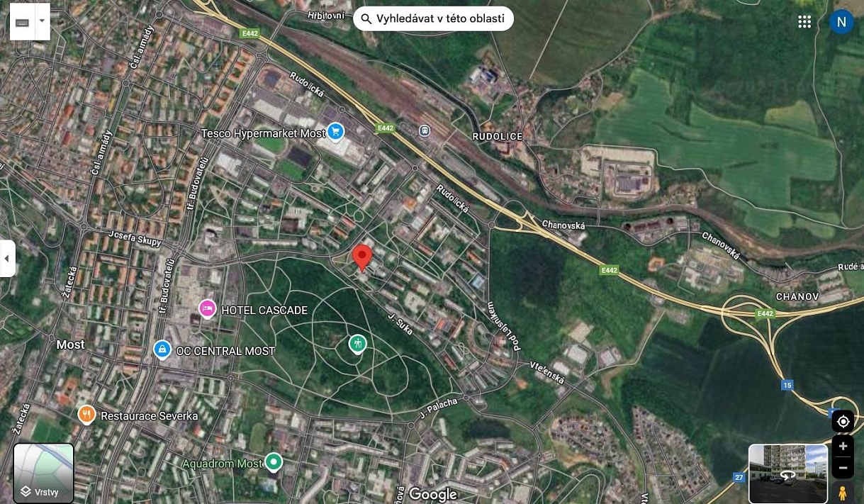 Prodej bytu 1+1 42 m², Josefa Suka, Most