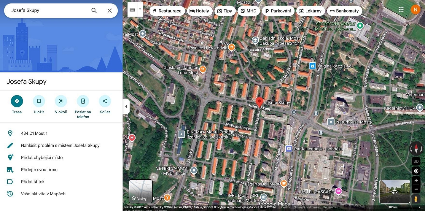Prodej bytu 2+1 57 m², Josefa Skupy, Most