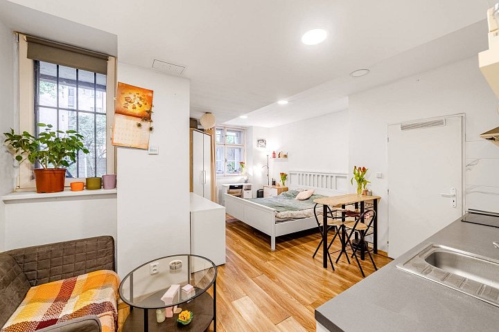 Prodej bytu 1+kk 32 m², Oblouková, Praha-Vršovice
