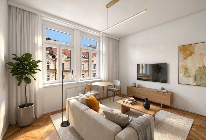 Prodej bytu 2+kk 43 m², Pod pekárnami, Praha-Vysočany