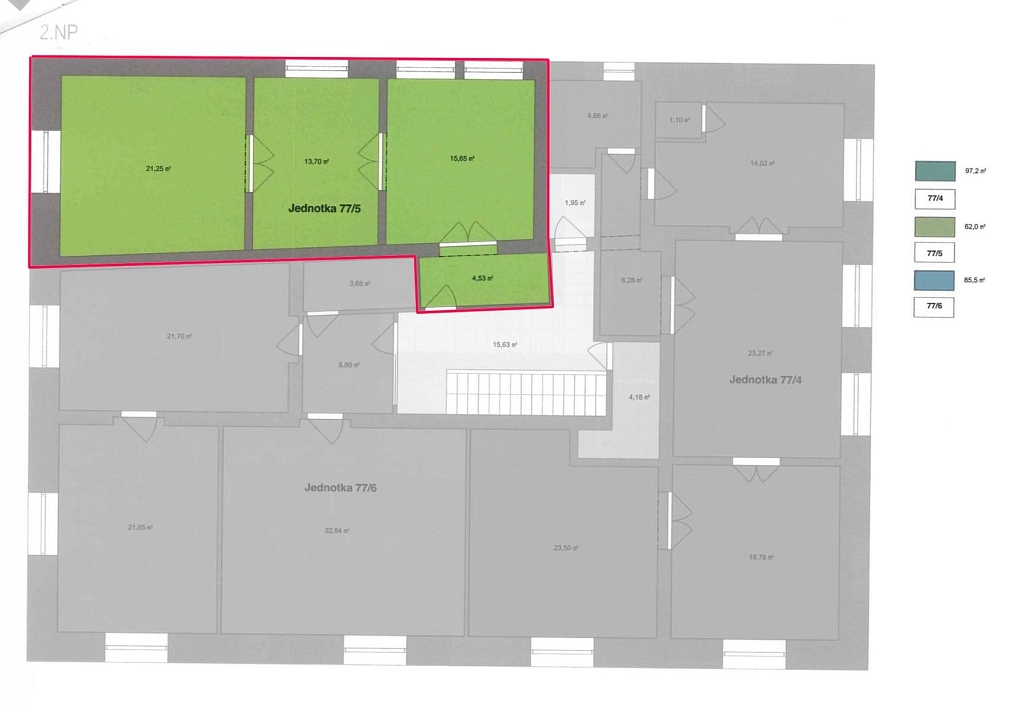 Prodej bytu 3+kk 62 m², Vaněčkova, Benátky nad Jizerou-Benátky nad Jizerou I