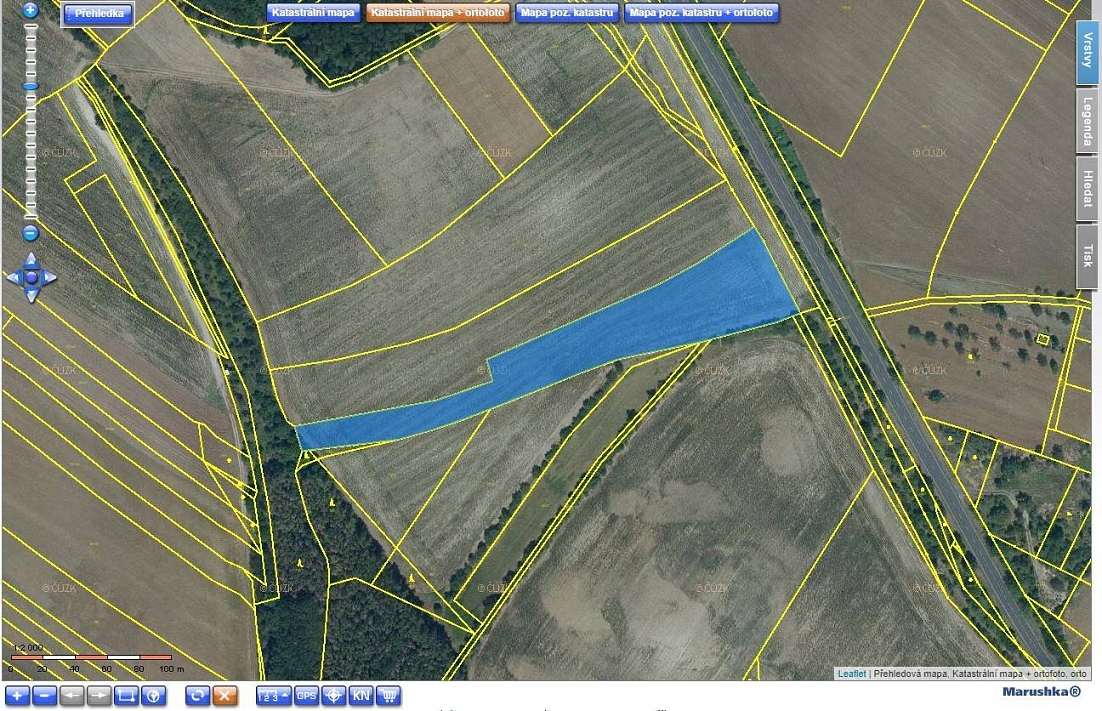 Prodej pozemku pole pozemek 9994 m², Libkovice pod Řípem
