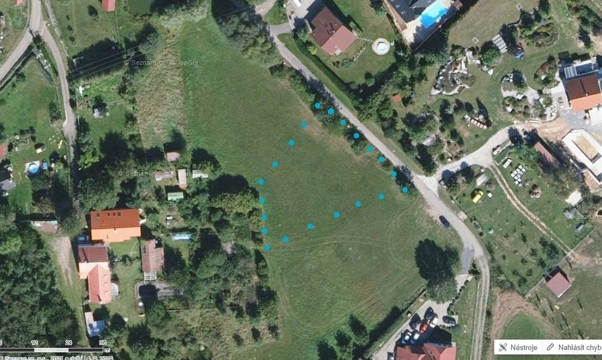 Prodej pozemku bydlení pozemek 2044 m², Olbramovice