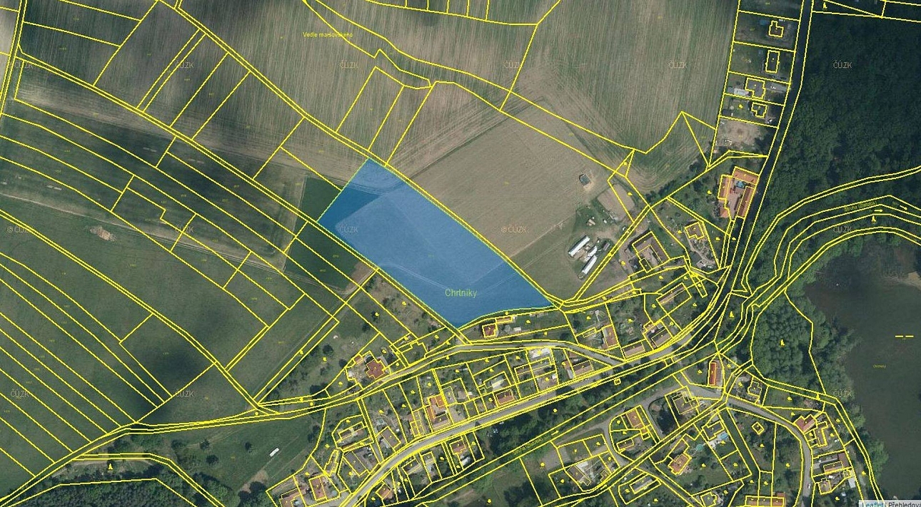 Prodej pozemku pole pozemek 56616 m², Chrtníky