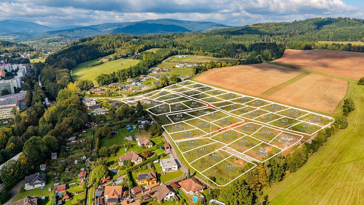 Prodej pozemku bydlení pozemek 1001 m², Všestary